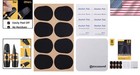 Comfortable Saxophone   Clarinet Mouthpiece Cushions - 0 8mm Thickness  8-pack