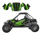 Arctic Cat Wildcat 1000 Custom Graphics Wrap Kit Thick Racing Vinyl  3333 Green