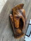 Stitch Nine Motorcycle Gloves Leather Distressed Cafe Chopper Brat Work -lg