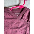 Carters Just One You Baby Girl Mauve Leopard Bodysuit Black Stripe Tutu Set 3m