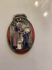 Antique 1910   s De Laval Cream Separator Enamel Watch Fob Advertising Dairy Cream