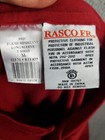 Rasco Shirt Fr Flame Resistant Henley Men Size Xl Red Long Sleeve Workwear Weld