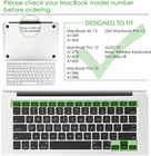 Blue Ombre Keyboard Cover Skin For Macbook Pro 13  15  17   2015 Or Older Versio