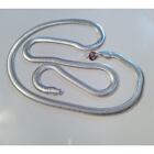 24in Solid 925 Sterling Silver 1 4in Flat Snake Chain  Unisex Necklace  In Hand 