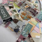 Huge Scrapbooking Supply Lot Stickers Paper Embellishments Mixed Craft Bundle