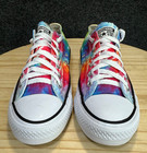 Convers Chuck Taylor All Star 153081c Tie Die Low Top Sneaker M-5 w-7