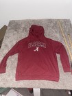 Alabama Crimson Tide Hoodie Gaiter Mens Large Red Pullover Ncaa Adjustable