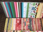 Huge 4 5x6 5 Scrapbook Paper Lot  195 Sheets many Themes   Patterns new