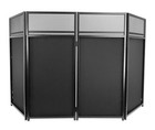 Rockville Rockbooth Dj Event Booth Facade W built In Table travel Bag scrims