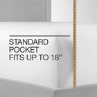 New Charter Club 550 Tc 100  Cotton Queen Sheet Set In Baked Clay   Solid Color