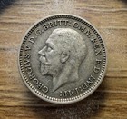 1931 3 Pence Great Britain - Actual Silver Coin Shown - Free Shipping Inf14