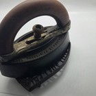 Antique Enterprise Mfg Co Sad Iron No 2   Cast Iron Trivet Philadelphia Pa