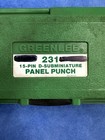 Greenlee 231  15-pin D-subminiature Panel Punch