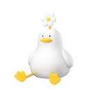 Flower Duck Night Light Lamp Rechargeable Cute Touch Lamp For Bedrooms Gifts