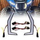 For Kawasaki Teryx Krx 1000 2020-2024 Front Led Fang Lights W turn Signal
