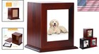 Photo Pet Memorial Urn For Dogs And Cats - Customizable Keepsake Box For Ashes