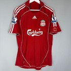 Liverpool 2006 2007 Home Football Shirt Jersey Adidas Size S  8 Gerrard