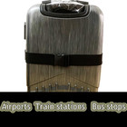 Heavy Duty 4 Pack Adjustable Luggage Straps For Suitcases  Travel Belt Connector