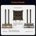 Douk Audio Tube Music Spectrum Rhythm Light Retro Sound Level Meter Mic Pickup