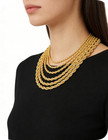 18k Yellow Gold 1 5mm-10mm Diamond Cut Rope Chain Necklace Men Women 18 - 28 