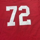 Vintage80s Russell Athletic Game Football Jersey Ohio State Colorway Size Xl Red