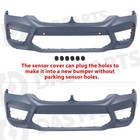 To M5 Style Front Bumper Grille Set W sensor Hole For 2017-2019 Bmw 5 Series G30
