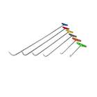 Elvora Edition 6-piece Sharp Tip Single Bend White Steel Pdr Tools     Paintless