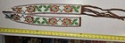 Vintage Native American Indian Cherokee floral Beaded Belt Large