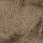 Genuine Sheepskin Rug Taupe Brown Sheep Skin Real Fur Hide Leather 2 X 6ft Large