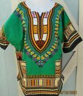  African Shirt Dashiki Print Men Women Succunct Hippie Top Blouse M 48