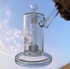 Percolator Matrix Tire Glass Water Pipe Helix Rig Hookah 18mm Bowl Thick Bottom