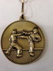 Karate Martial Arts Male  Gold Medal 2  Diameter  With Engraving   Neck Ribbon