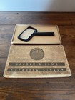 Vtg 1920s 30s Bausch   Lomb Magnifying Reading Glass Original Box Black Bakelite