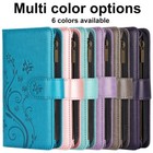 For Iphone 16 Pro Max 15 14 13 12 Case Magnetic Leather Zipper Wallet Flip Cover