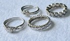14 Piece Jewelry Sterling Silver Lot 53 Grams Necklaces Pendants Earrings Rings