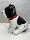 Realistic Plush Fao Schwarz French Bull Dog Boston Terrier Dog Stuffed Animal 