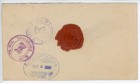 1906 Mexico Chihuahua Registered Cover To Usa Official Wax Seal Marshall   Ilsle