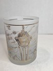 Stratosphere Las Vegas Casino Rocks Glass Vintage Hotel Frosted