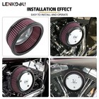 High Flow Stage 1 Air Cleaner Filter Intake Element For Harley Electra Glide Us