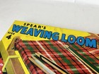 Vtg Spear s Weaving Loom Size 4 Tabletop Wood Fabric 16  Complete W  Box