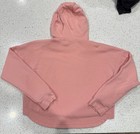 Adidas Sport Women   s Pink Logo Fleece Pullover Hoodie  Size M  Long Sleeve