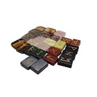 Mix Stone Rectangle Cube Wiccan Rune Set Gemstone Healing Crystal Runes 25 Pcs