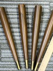 Vintage Set Of 4 Mid Century Modern Atomic Wooden Tapered Table Legs 14 5   