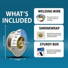 Er70s-6  035  - 44-lb - Mild Steel Mig Welding Wire - Shatterproof Abs Spool