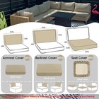 Outdoor Cushion Covers 14pcs Patio Cushion Slipcovers  Replacement Waterproof   