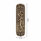 Vintage Brass Push Plate Ornate Lady Design Door Finger Plate