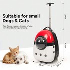 2-in-1 Pet Cat Carrier With Wheels Rolling Trolley Shoulder Bag For Small Dogs