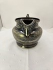 Vintage Simpson Hall Miller   Co  Quadruple Plate Silver Creamer Monogrammed R