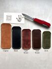 Handmade Leather Knife Sheath   Edc Leather Pocket Knife Slip