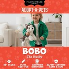 Fao Schwarz 22  Adopt-a-pets Husky Plush Puppy Dog  Kids Stuffed Animal